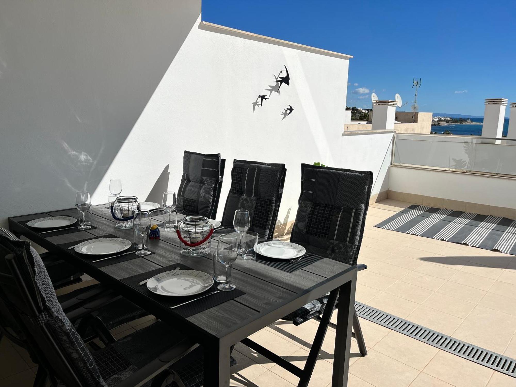 Lovely New Luxery Beach Apartment In Mojacar Playa Next To The Best Beach Buitenkant foto
